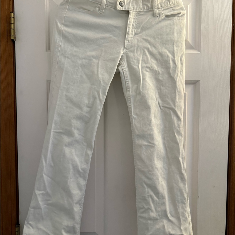 White Flared Pants